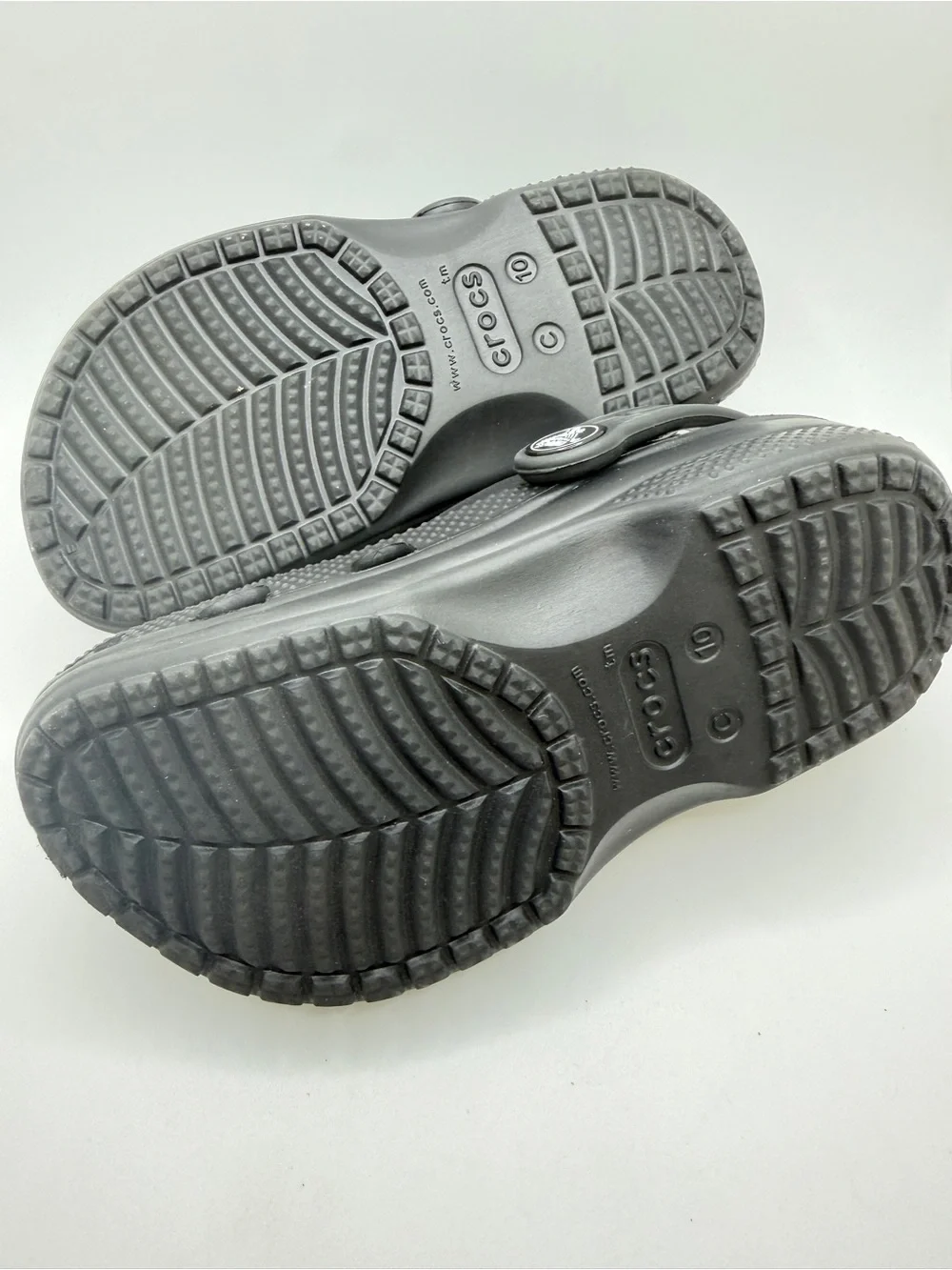 Like NEW Toddler/Kids CROCS Baya Clog, Size C10, Color: Black